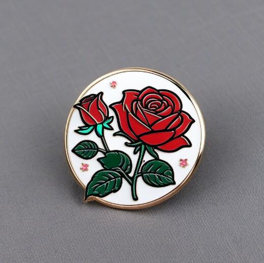 Farmhouse Rose Lapel Pins