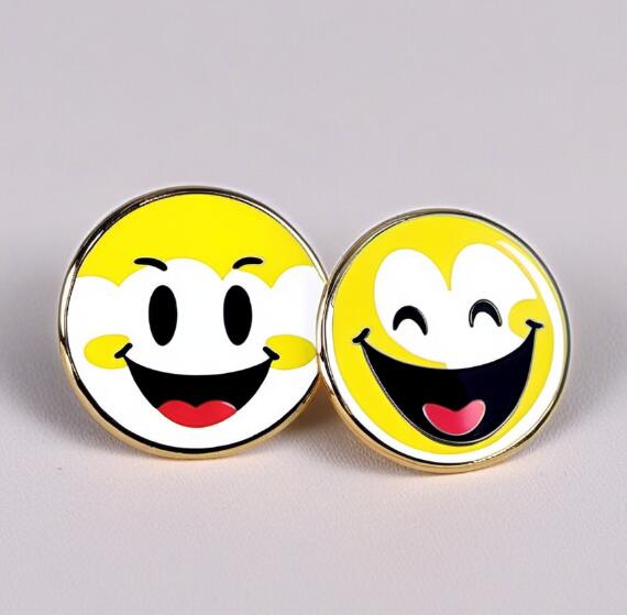 Smile Emoji Custom Lapel Pins