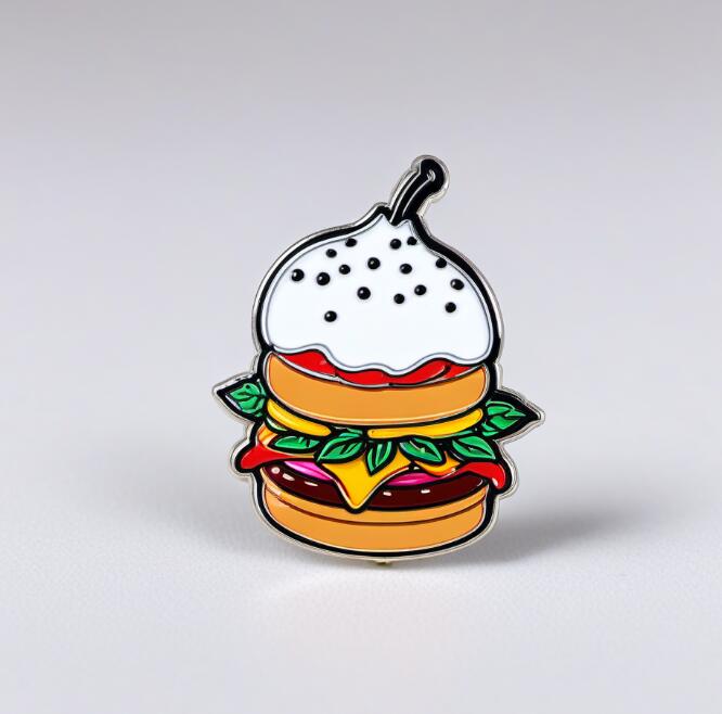 Cartoon Food Enamel Pins