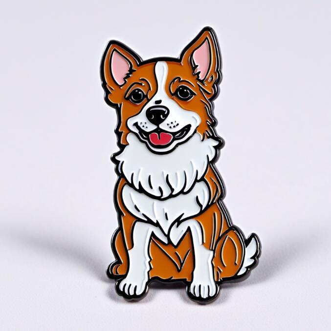 custom dog lapel pins