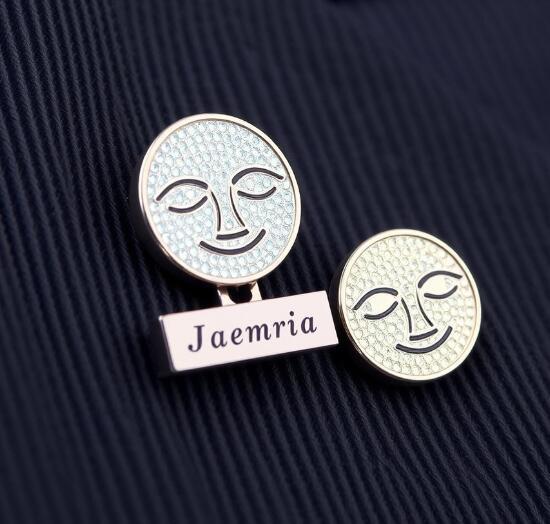 Personalized Shining Face Lapel Pins
