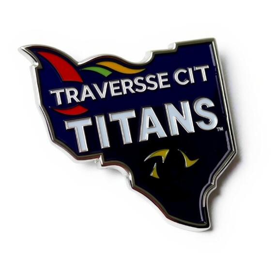 Traverse City West Titans Custom Lapel Pins