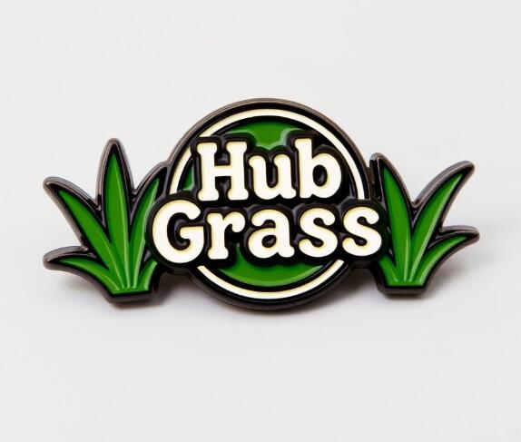 Hub Grass Custom Enamel Pins