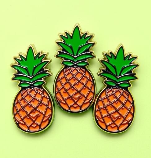 Pineapple Soft Enamel Pins