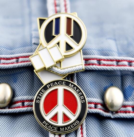 Custom Peace Makers Pins
