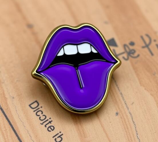 Purple Lip Custom Pins
