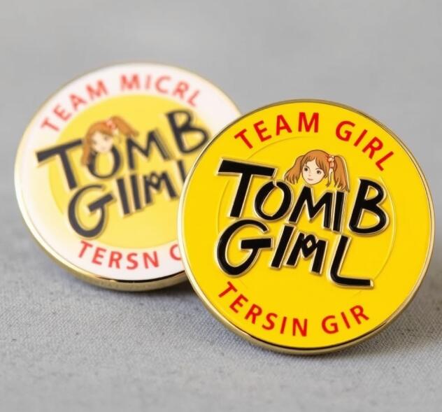 Tomb Girl Custom Lapel Pins