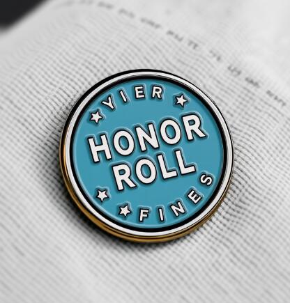 Honor Roll Soft Enamel Pins