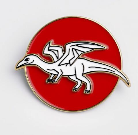 Custom Pterosaur Enamel Pins