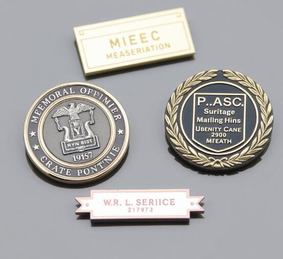 Memorial Nameplate Lapel Pins