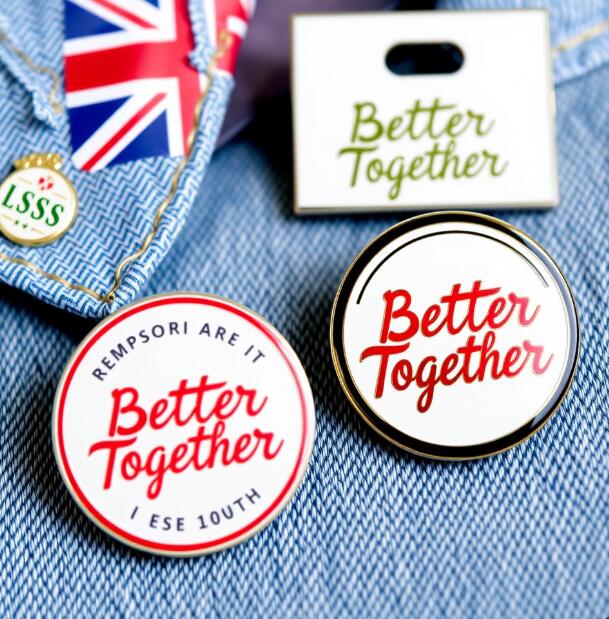 Commemorative Better Together Custom Pins