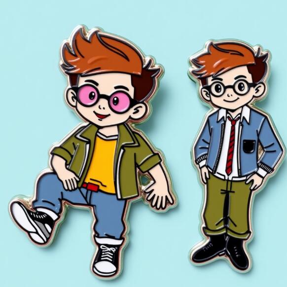 Stylish Custom Youth Boy Enamel Pins