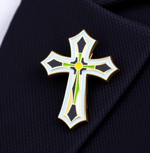 Colorful Cross Custom Lapel Pins