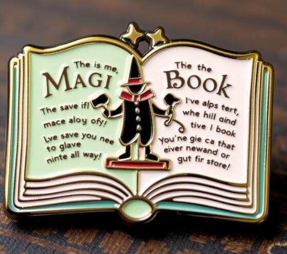Magic Book Enamel Pins