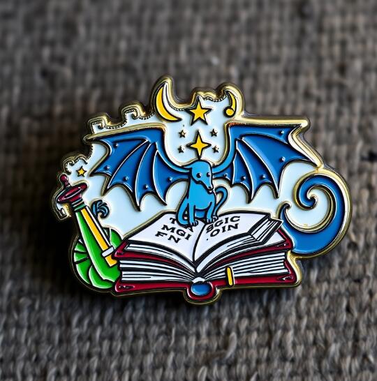Mythical Magic Book Enamel Pins