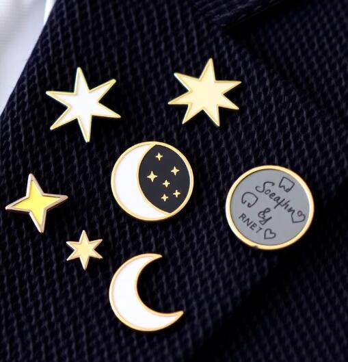 The Stars and the Moon Lapel Pins