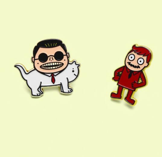 Quirky Foolish Mortal Enamel Pins