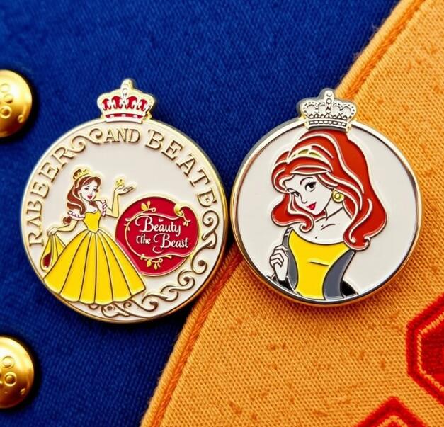 Royal Beauty and the Beast Pins