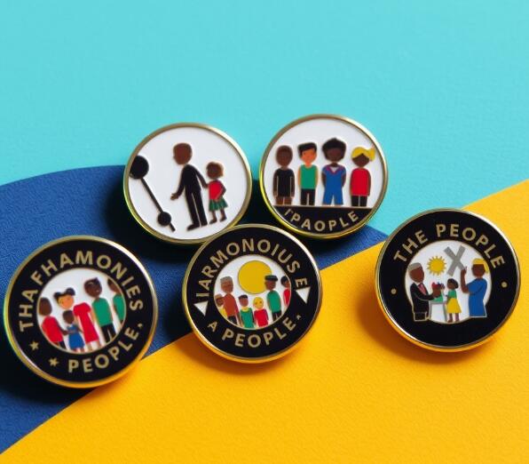 Harmonious The People Alliance Pins