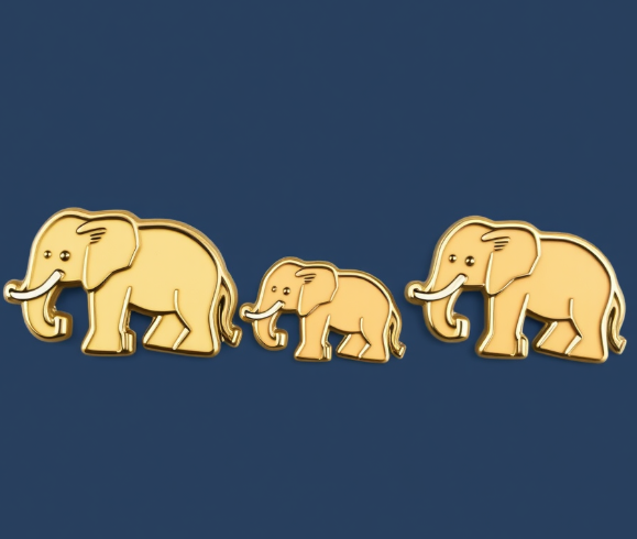 Elephant Custom Enamel Pins