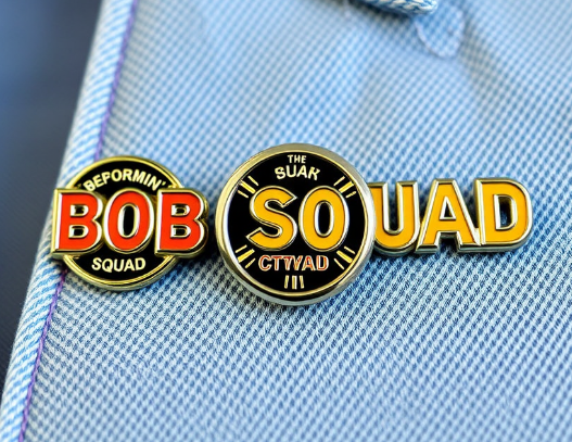 Bob Squad Lapel Pins