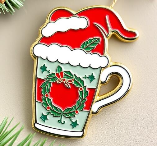 Chirstmas Cup Custom Lape Pins