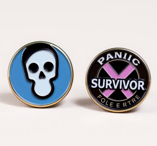 Panic Survivor Custom Lapel Pins