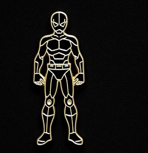 Figure Outline Custom Pins