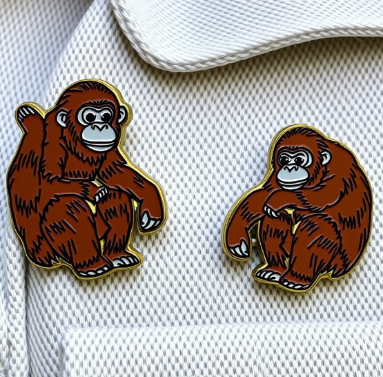 Orangutans Lapel Pins