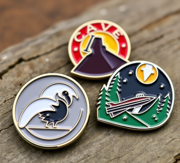 Carver Custom Enamel Pins