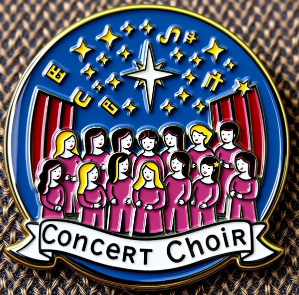 Concert Choir Custom Pins