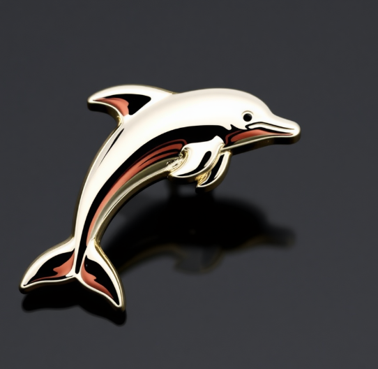 Dolphin Custom Lapel Pins