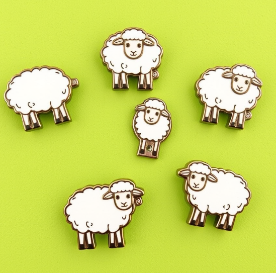 Sheep Custom Pins