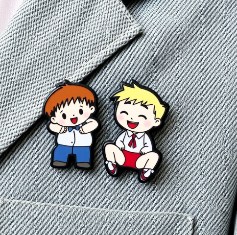 Naughty Kid Lapel Pins