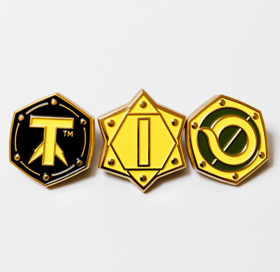 Trio Group Die Struck Pins