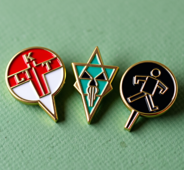 Trio Group Die Struck Pins