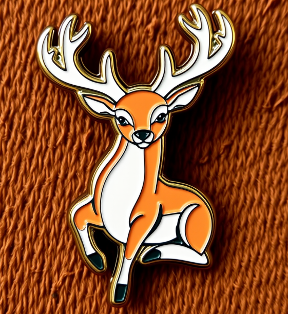 Deer Enamel Pins
