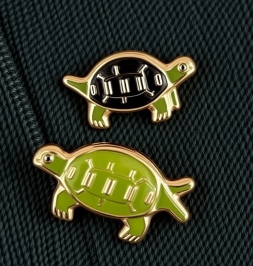 Tortoise Lapel Pins