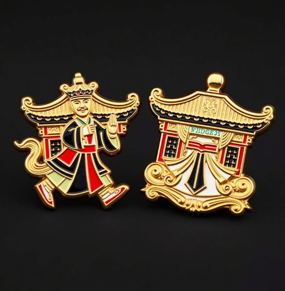 Peking Opera Lapel Pins