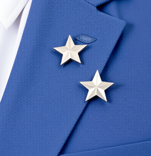 Five Pointed Star Lapel Pins
