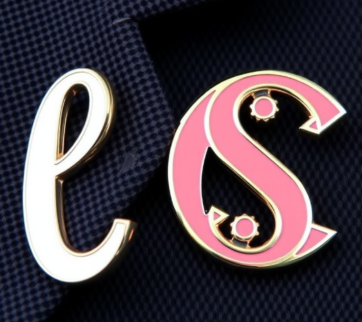 Letter C Custom Lapel Pins