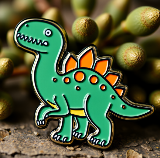Dinosaur Custom Enamel Pins