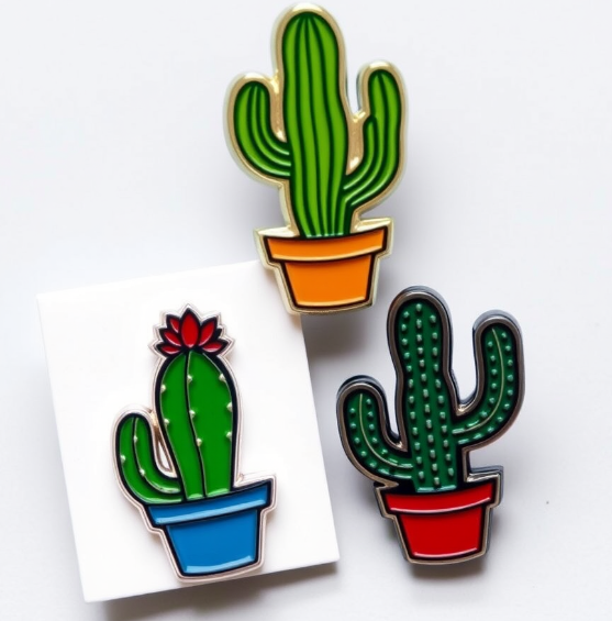 Cactus Custom Enamel Pins