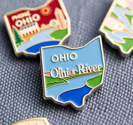 Ohio River Lapel Pins