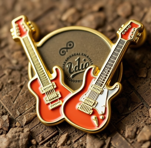 Rock Lines Custom Pins