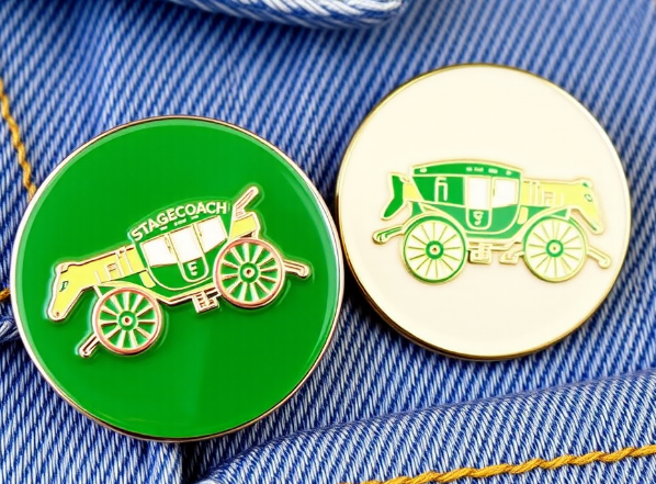 Stagecoach Greens Lapel Pins