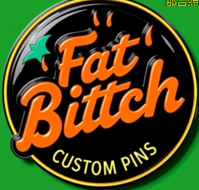 Fat Bitch Custom Pins