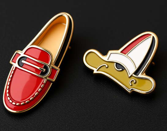 Custom loafer Enamel Pins