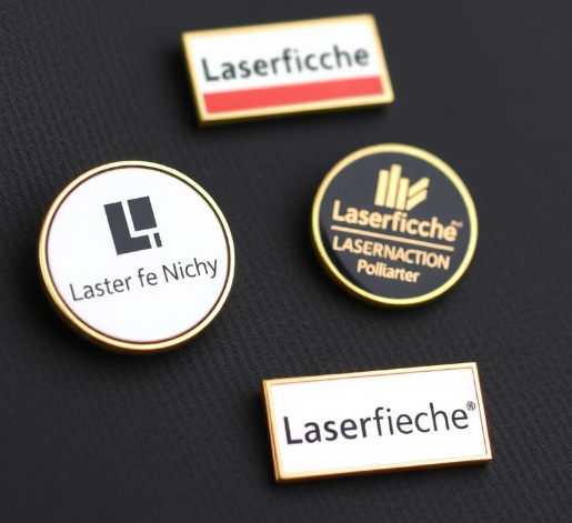 Laserfiche Promotion Lapel Pins