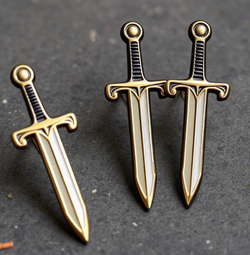 Broadsword Enamel Pins